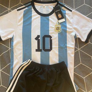 Kids Boys Argentina Soccer Jersey